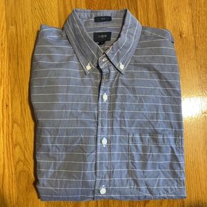 J Crew Men’s Slim Fit Blue Striped Shirt